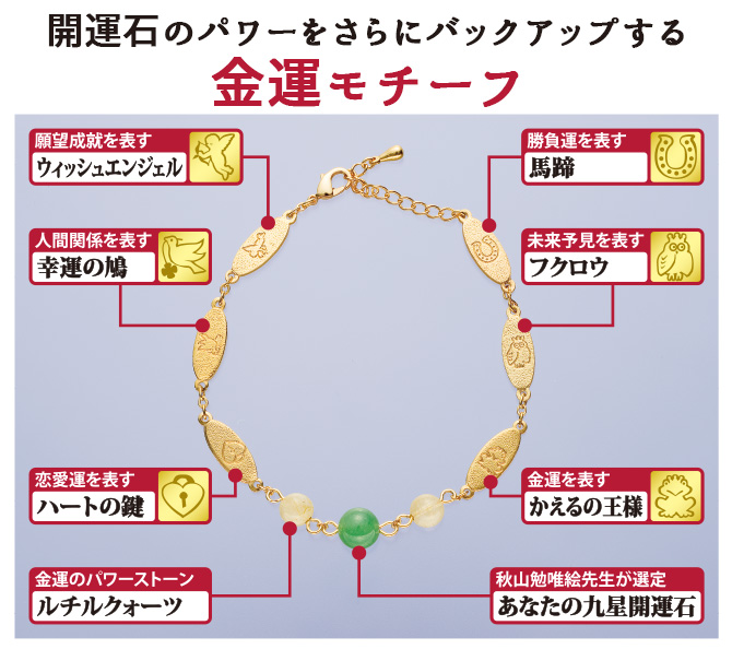 九星ミリオンブレスのモチーフ詳細